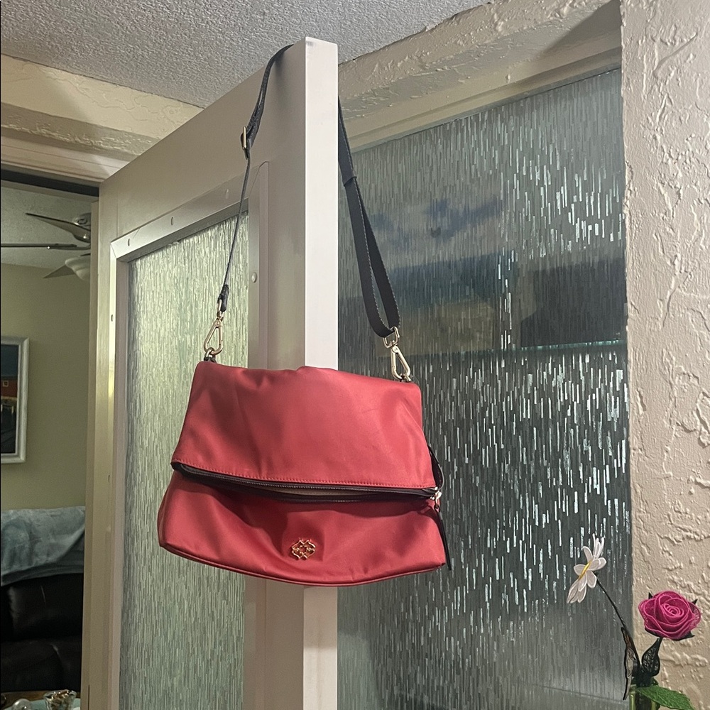 RADLEY London 24/7 Small Flapover Crossbody in Salmon color, new without tags